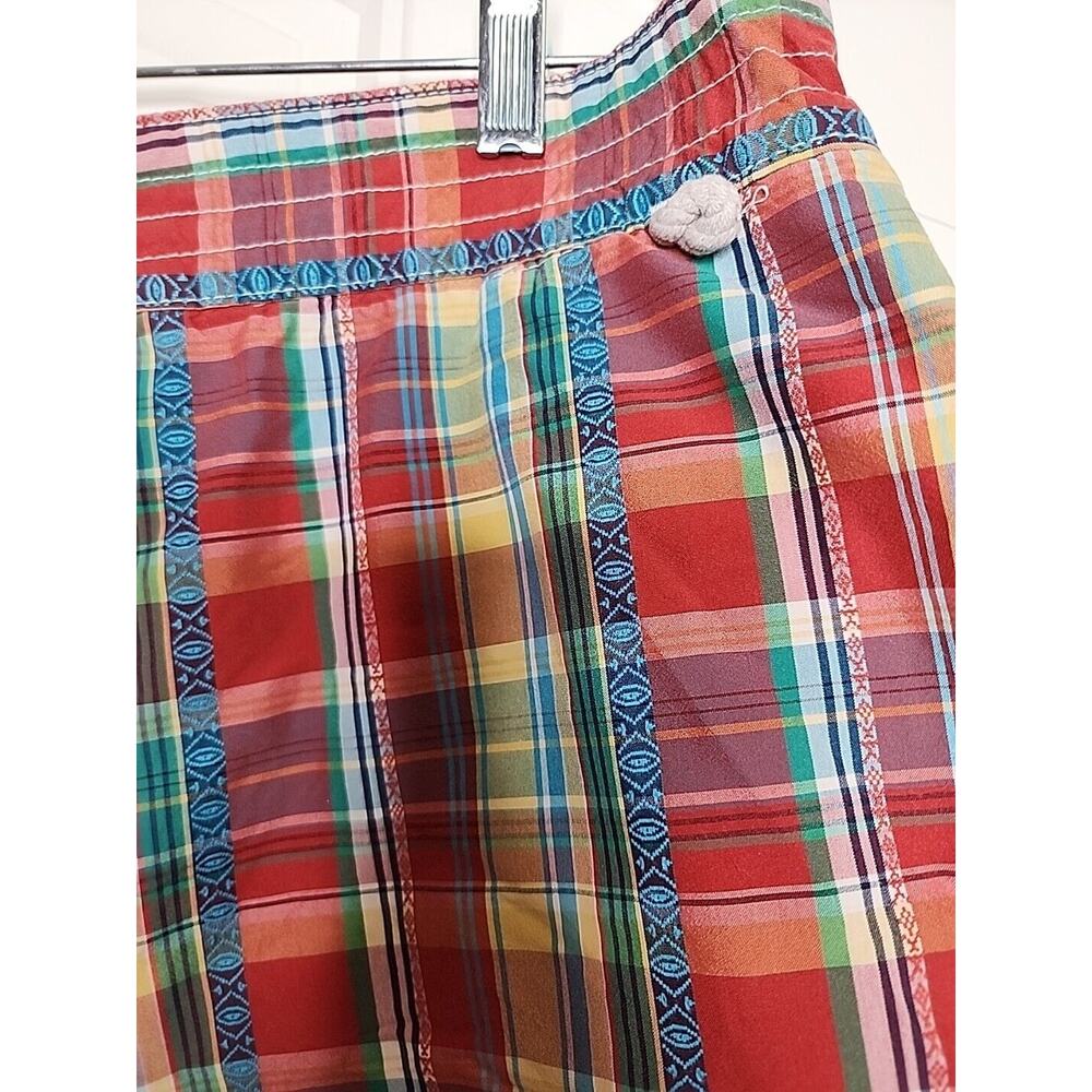 Polo Ralph Lauren Mens Shorts Rope Tie Front Plaid XLarge Preppy, College, beach - Picture 5 of 9